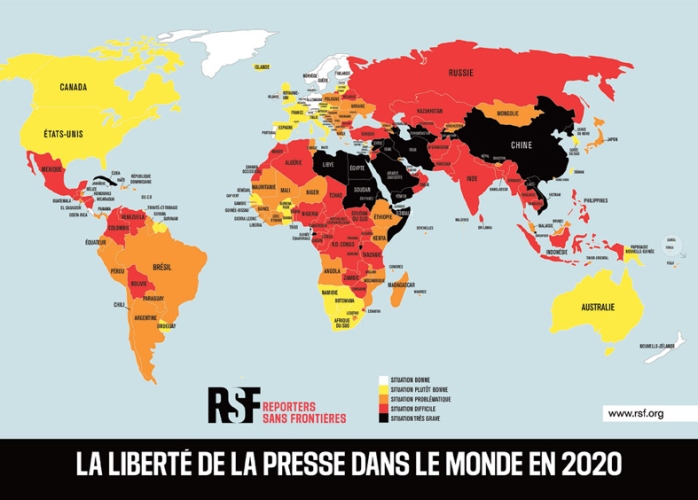 Classement Rsf 2021 I Les Comores perdent neuf places et classées 84e au  niveau mondial -