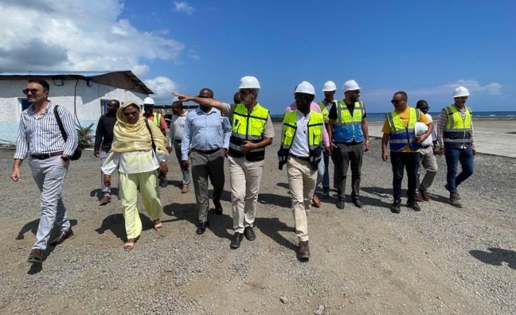 Port de Mbwagoma : le chantier affiche un taux d’exécution de 25 %