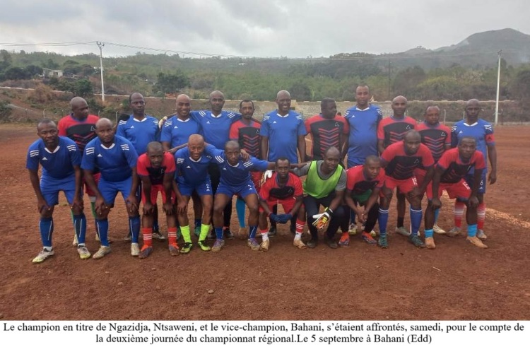 Football.Coupe des Comores des vétérans I Fomboni, Ntsaweni, Bazimini et Moya au tournoi final