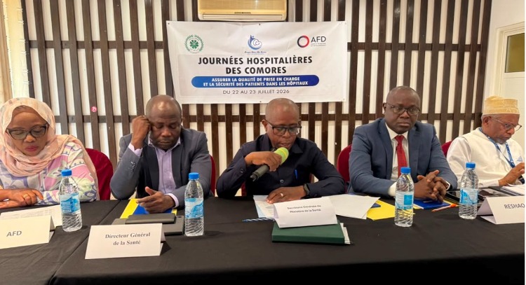 Journées hospitalières des Comores I Des échanges entre acteurs de la santé…